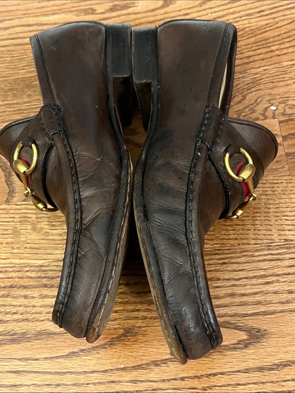 Damaged men’s Gucci dress shoes 10.5 D - Picture 2 of 12